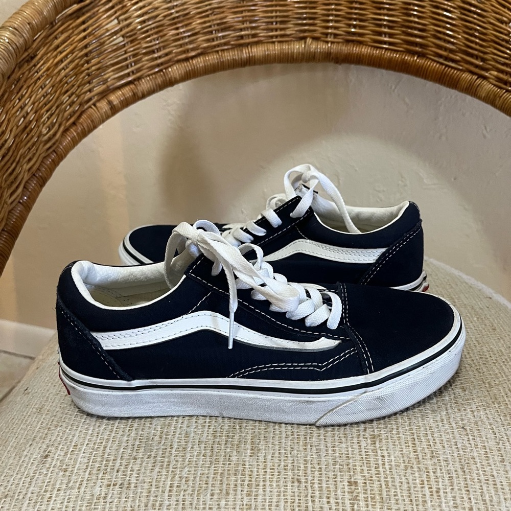 Vans Navy blue and White Women's Sneakers